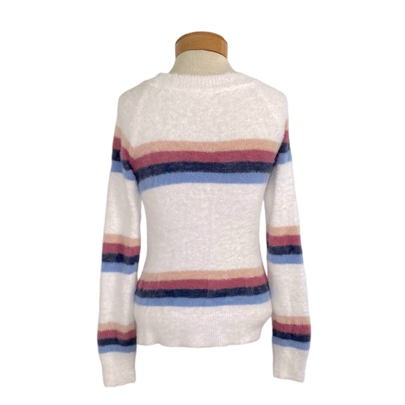 Abercrombie Kids 15/16 Girl Fuzzy Soft Stripped - Picture 6 of 10